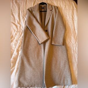 Zara Buttoned Soft Coat